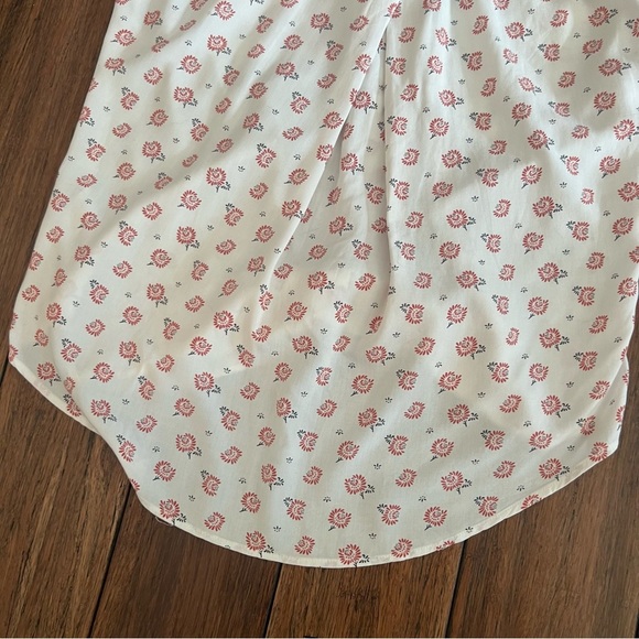 Jachs Girlfriend Dainty Floral Button Down Shirt Sleeveless Small Cottagecore S - Picture 10 of 12